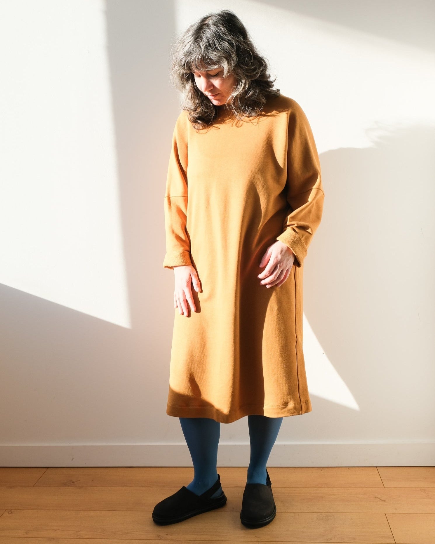 Robe de chalet caramel