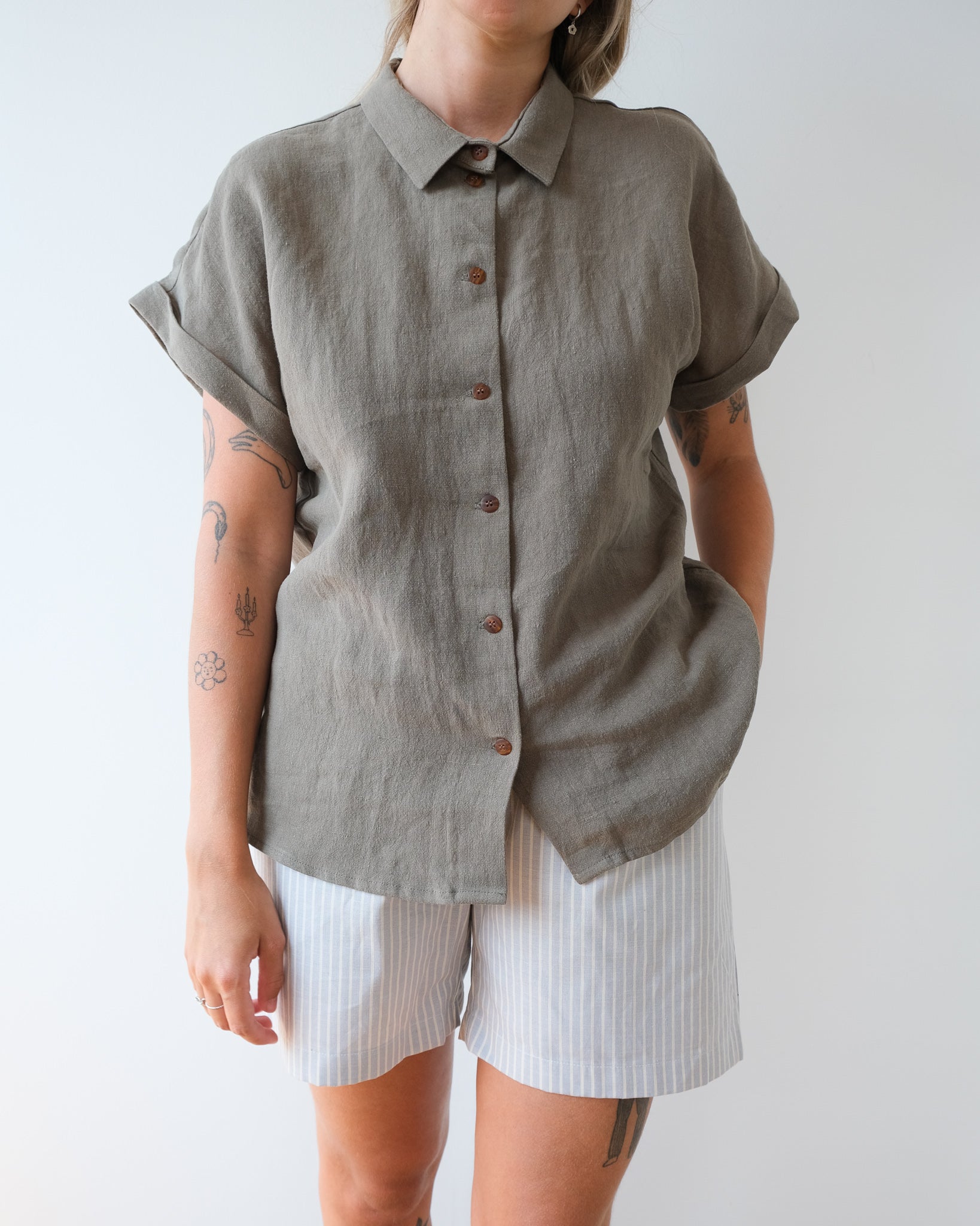 Short unisexe muscade