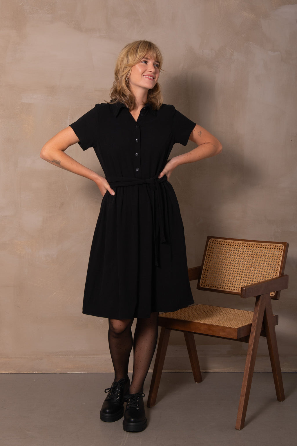 Robe Athéna - Noir