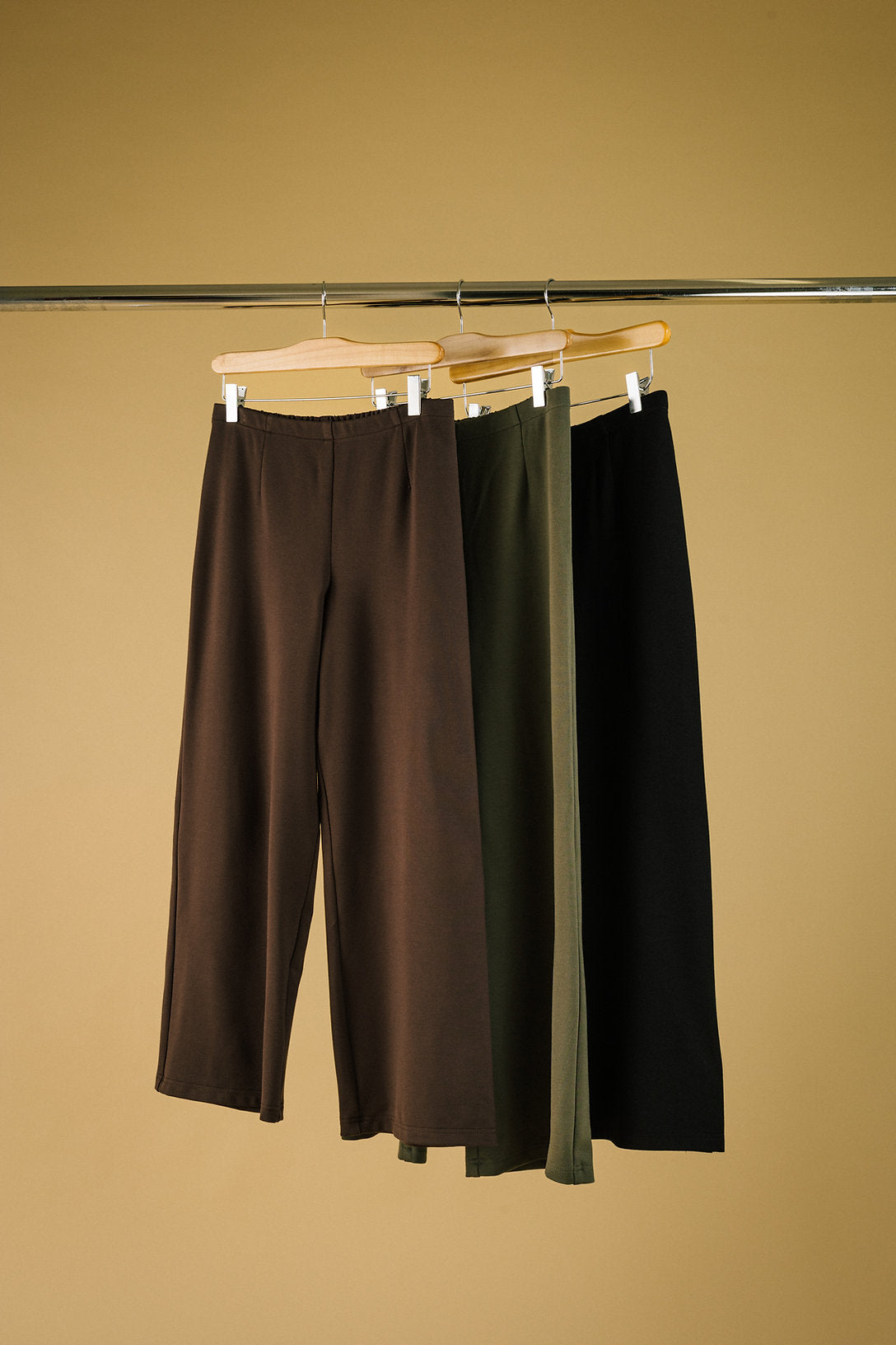Pantalon Flare kaki