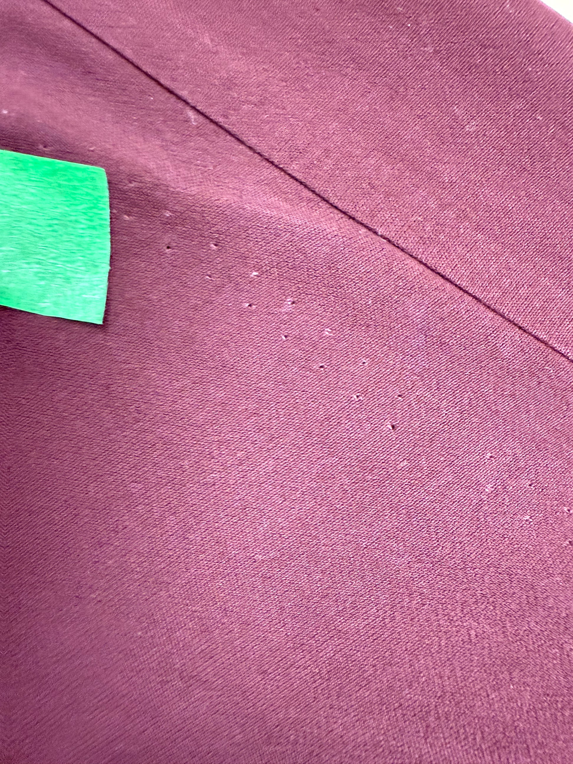 Short taille haute bordeaux