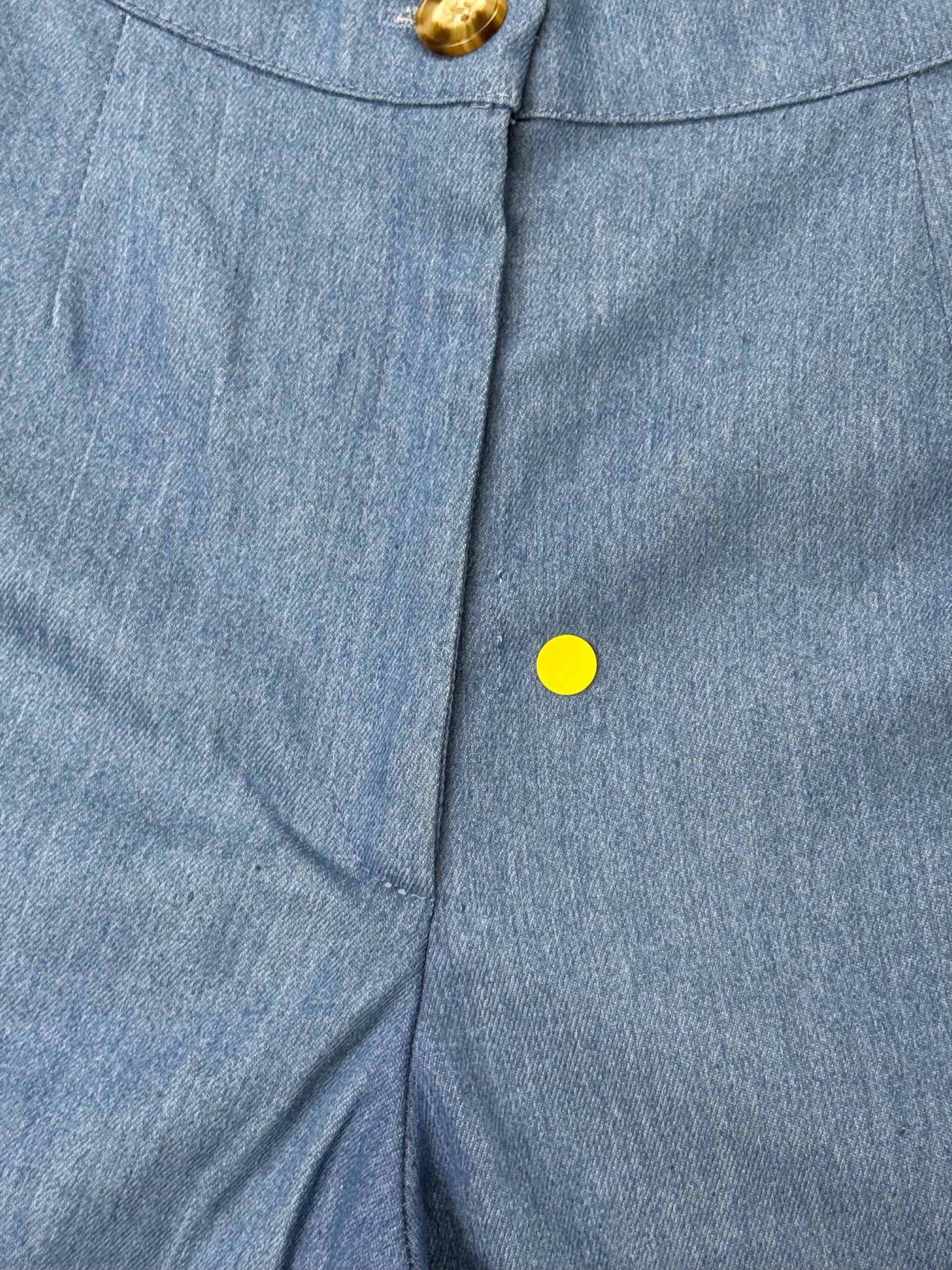 Pantalon à pinces bleu denim