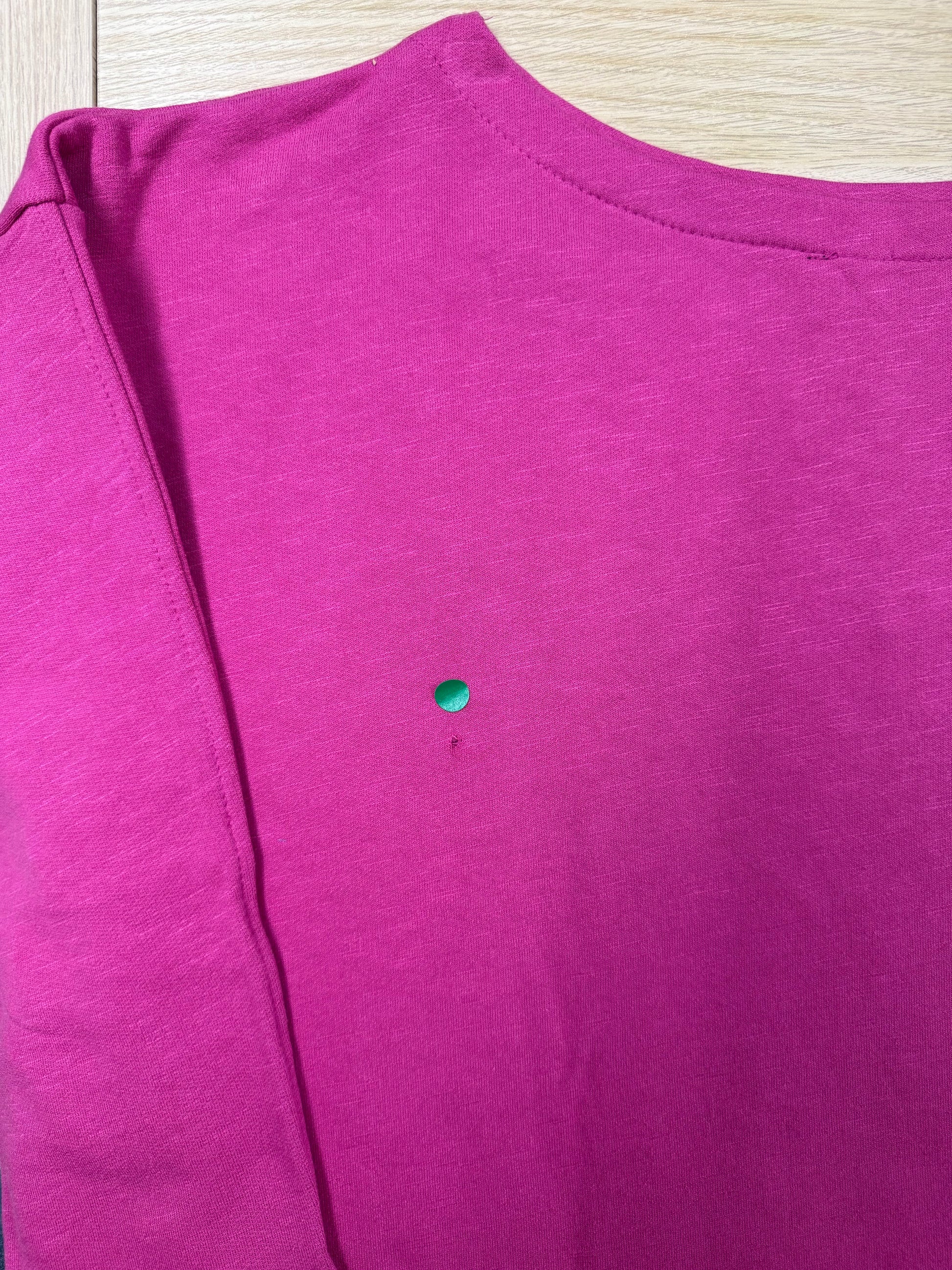 Robe col bateau rose