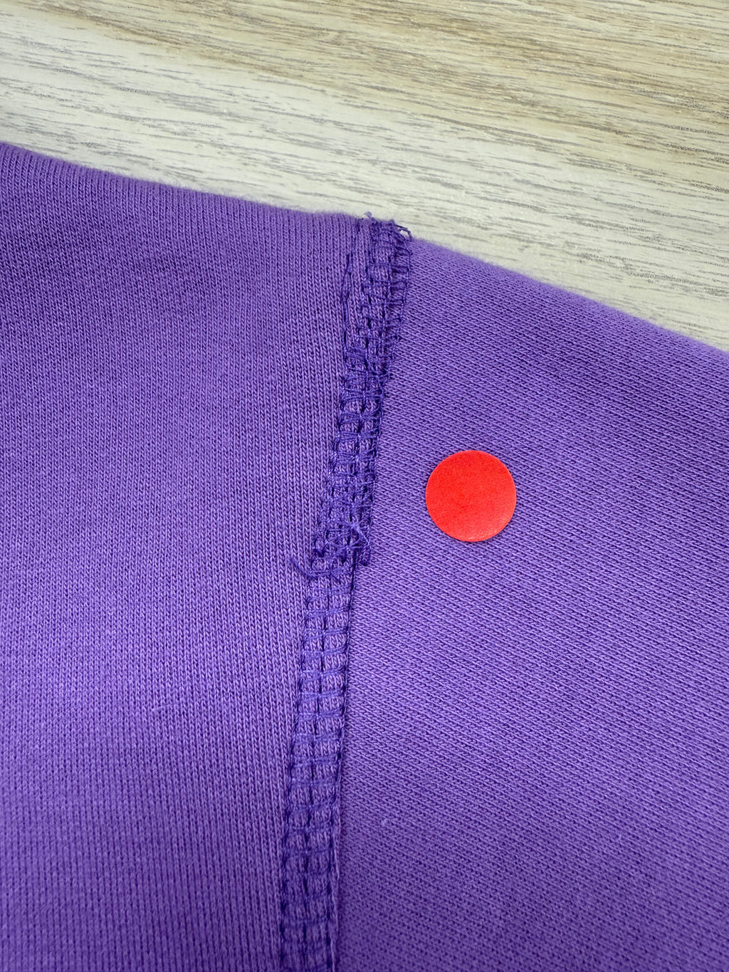 Crewneck violet coupe boxy