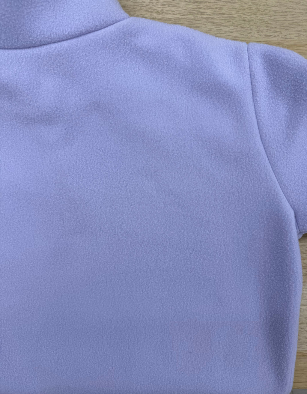 Polaire zip-up lilas