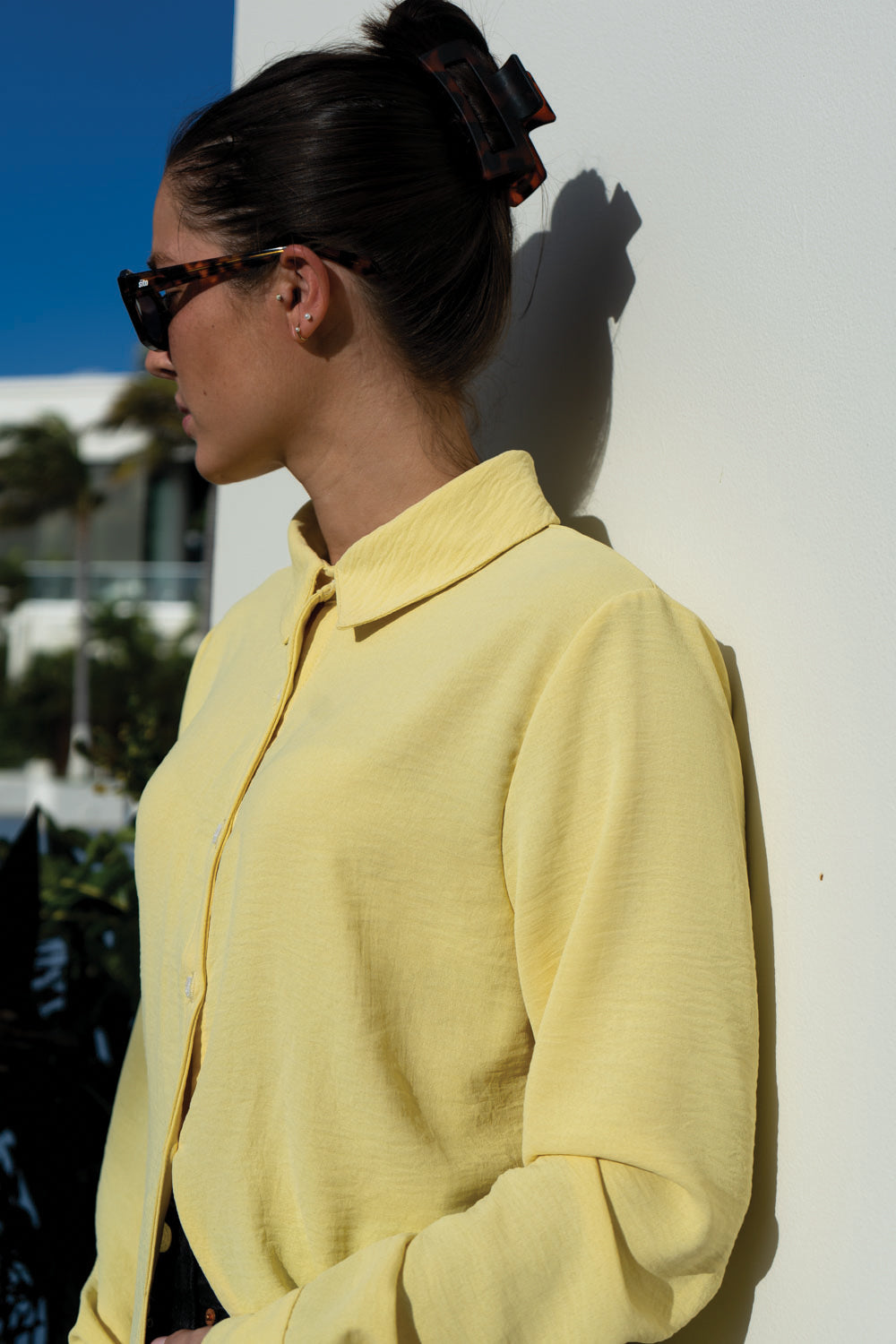 Chemise longue boutonnée