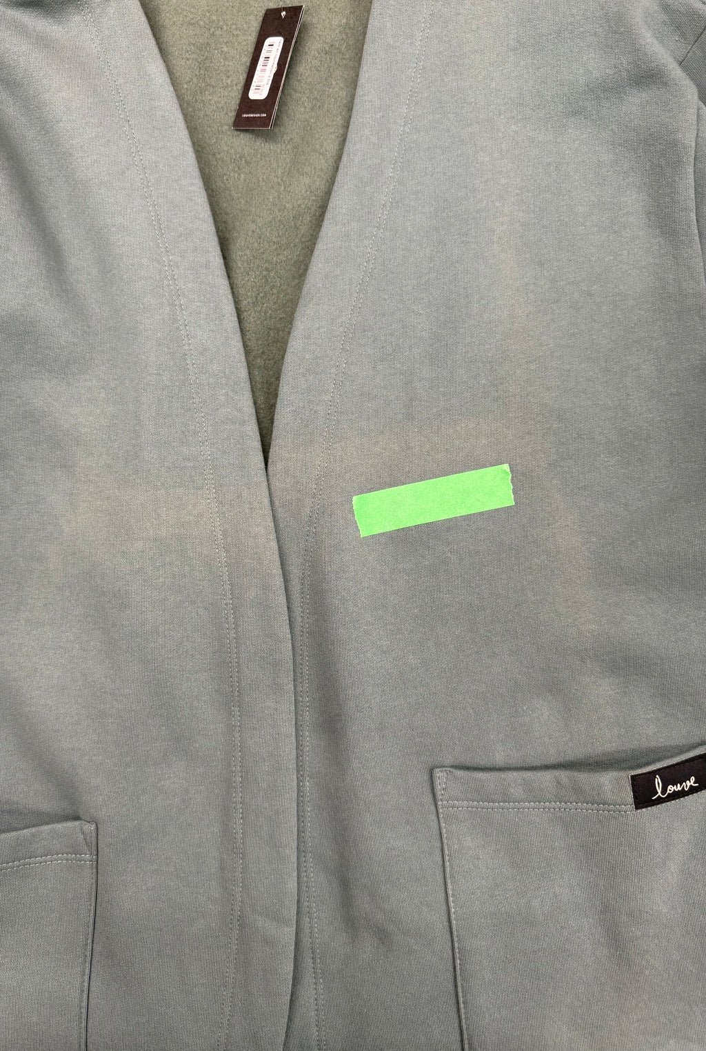 Cardigan ouaté vert