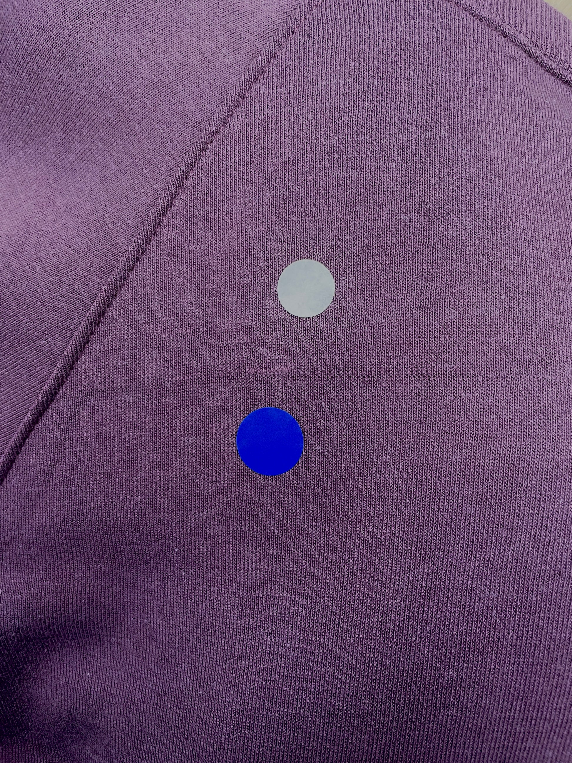 Chandail raglan élastique violet