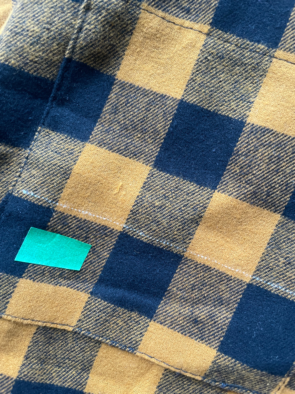 Flannel button-up shirt