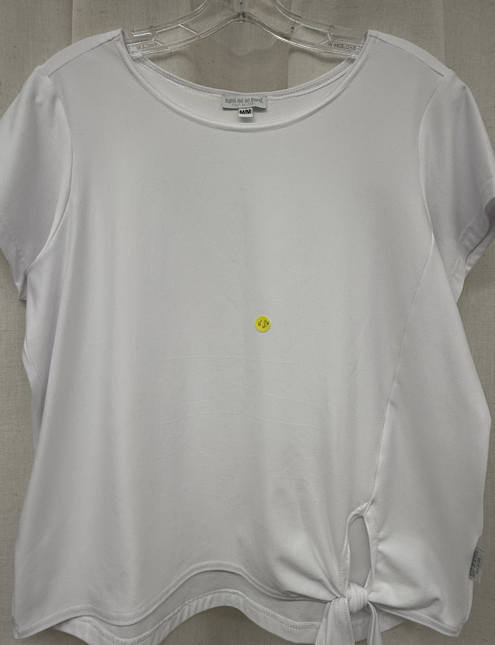 T-shirt tropical Blanc