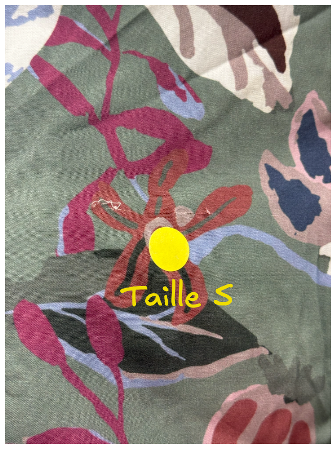 Chemise Jacqueline fleurie sauge
