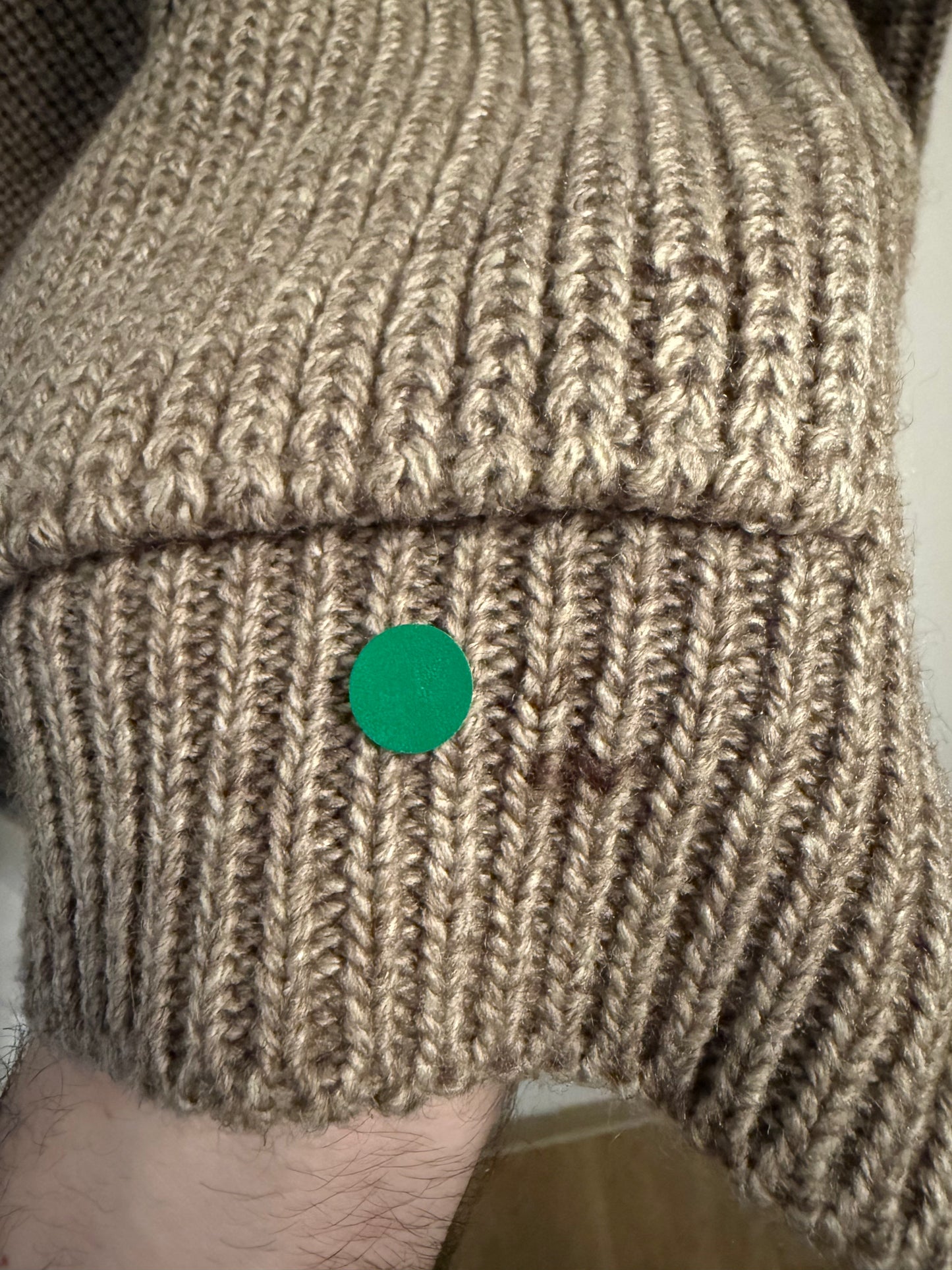 Cardigan tricot épais