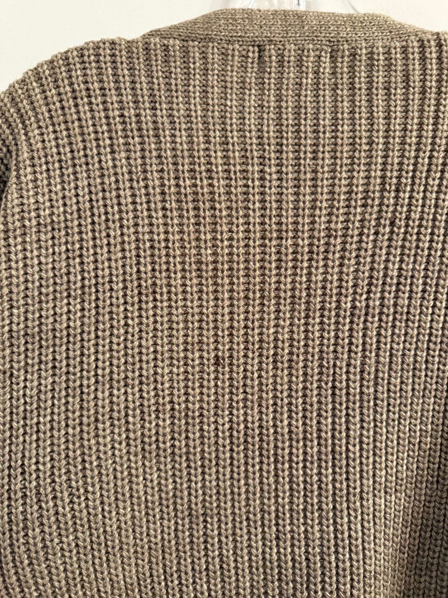 Cardigan tricot épais