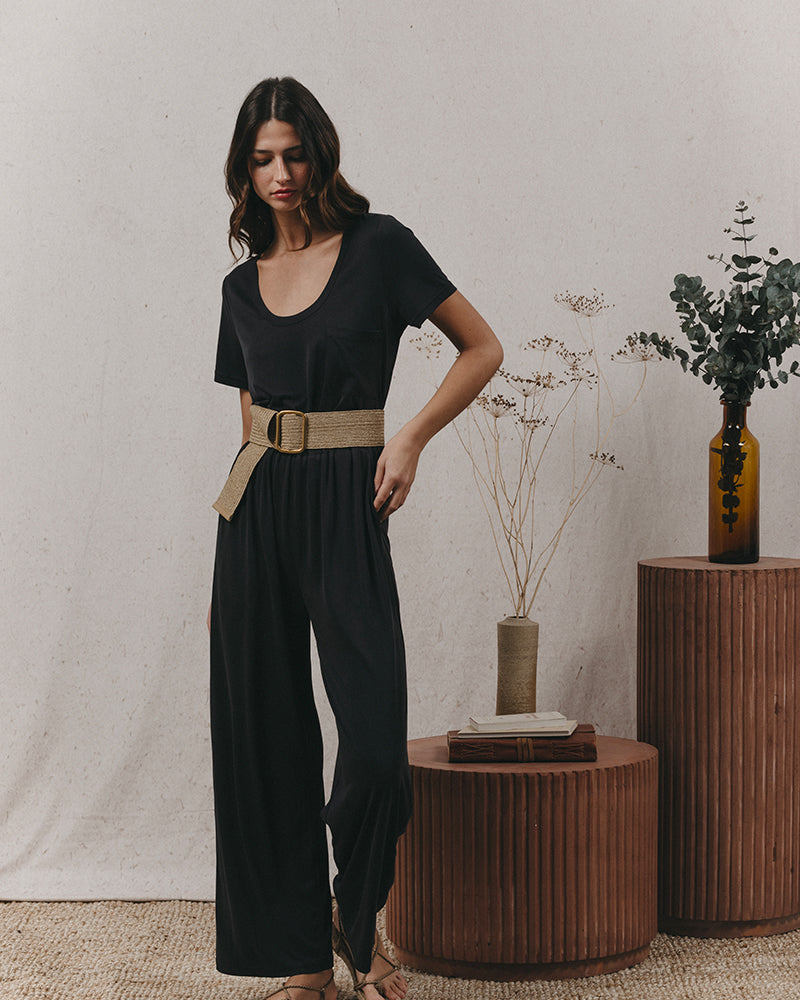 Pantalon Karité en Modal - Anthracite