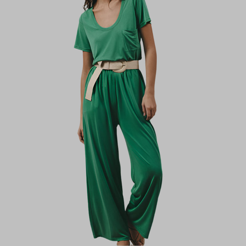 Pantalon Karité en Modal - Vert