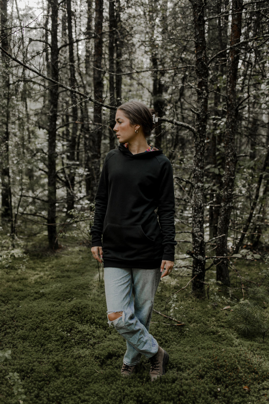 Hoodie rose - Collection Throwback