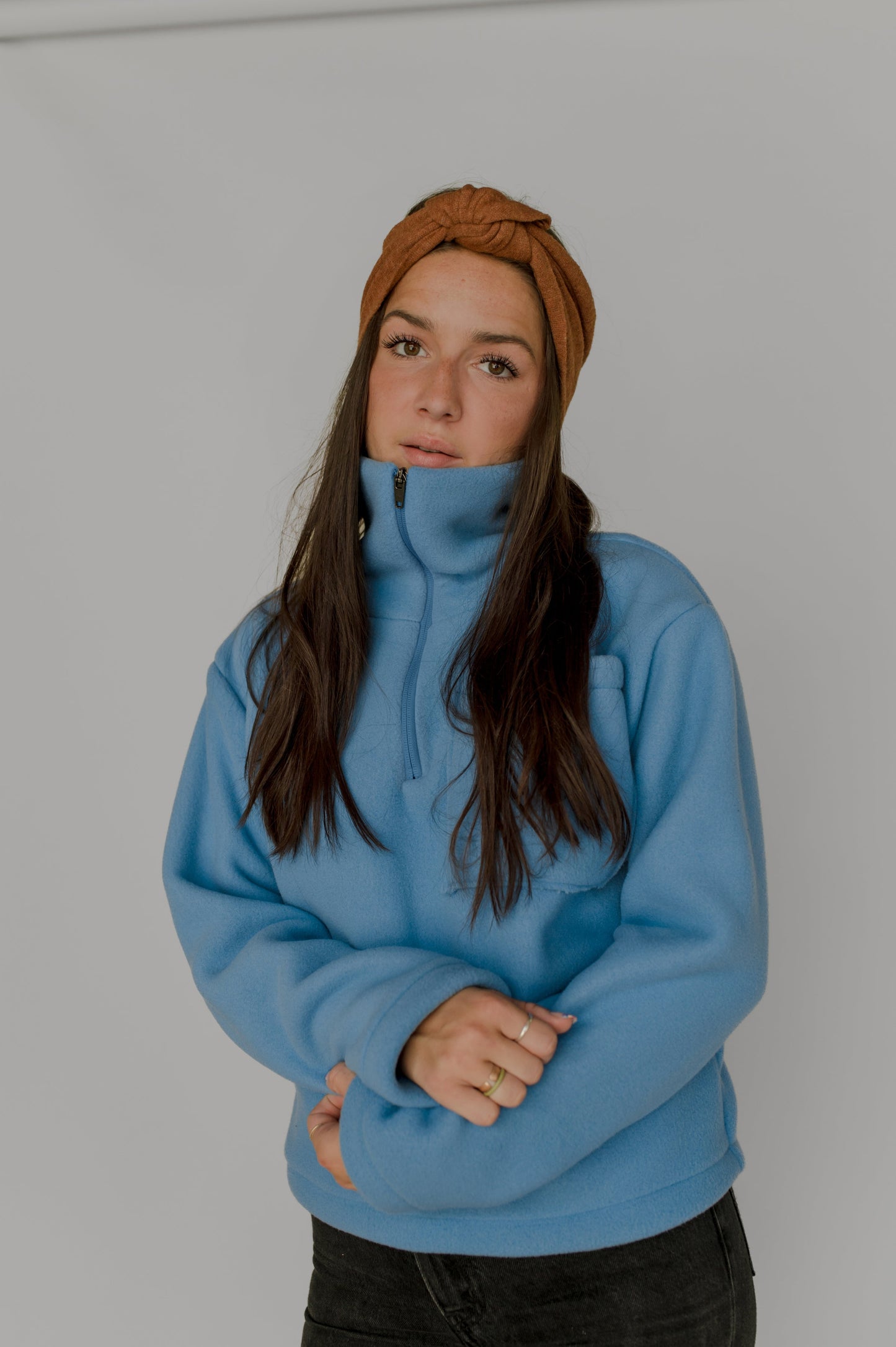 Chandail Zip-Up Polar Noir