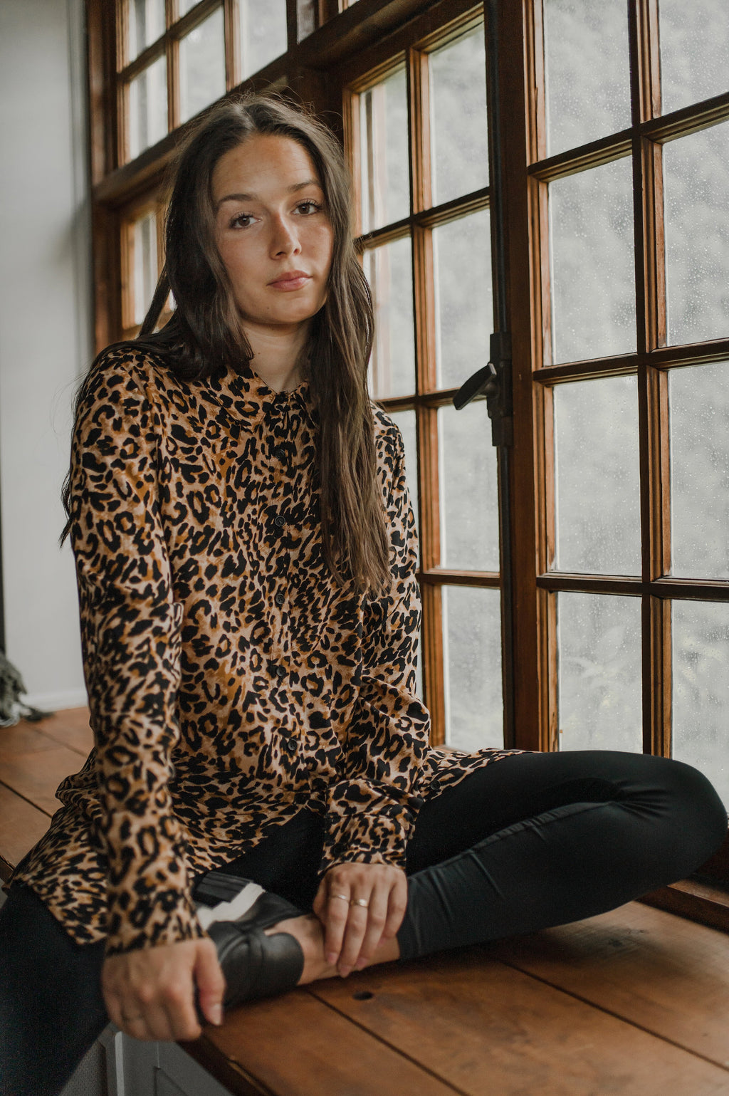 Chemise Long button up