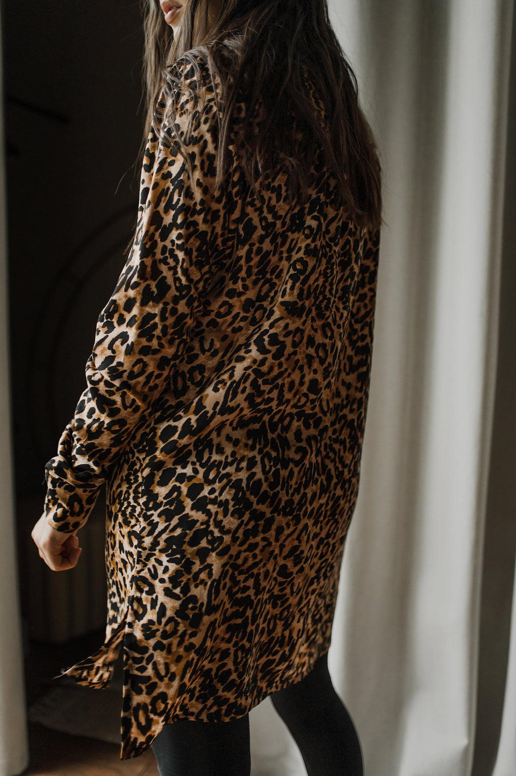 Chemise Long button up