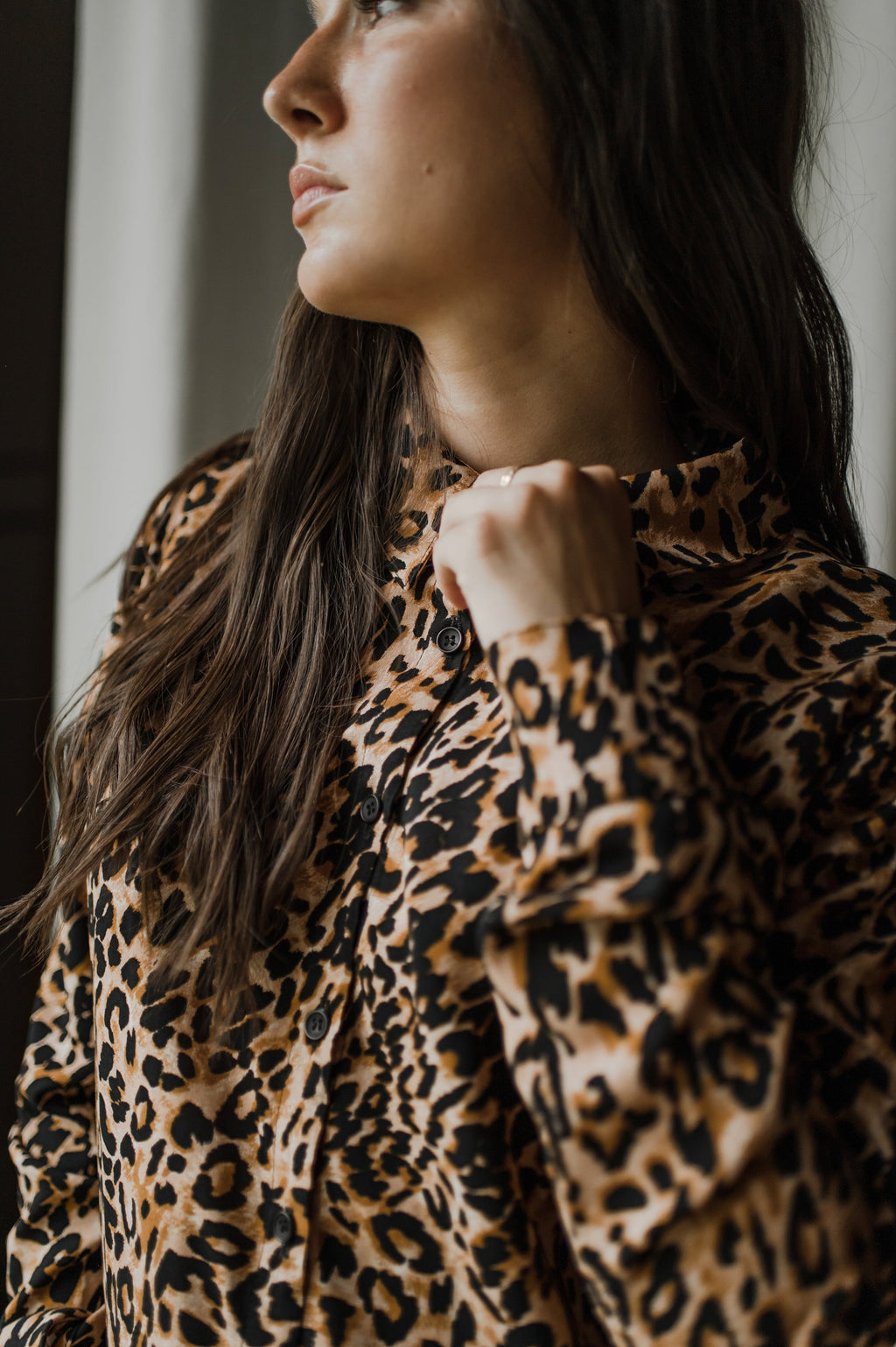 Chemise Long button up