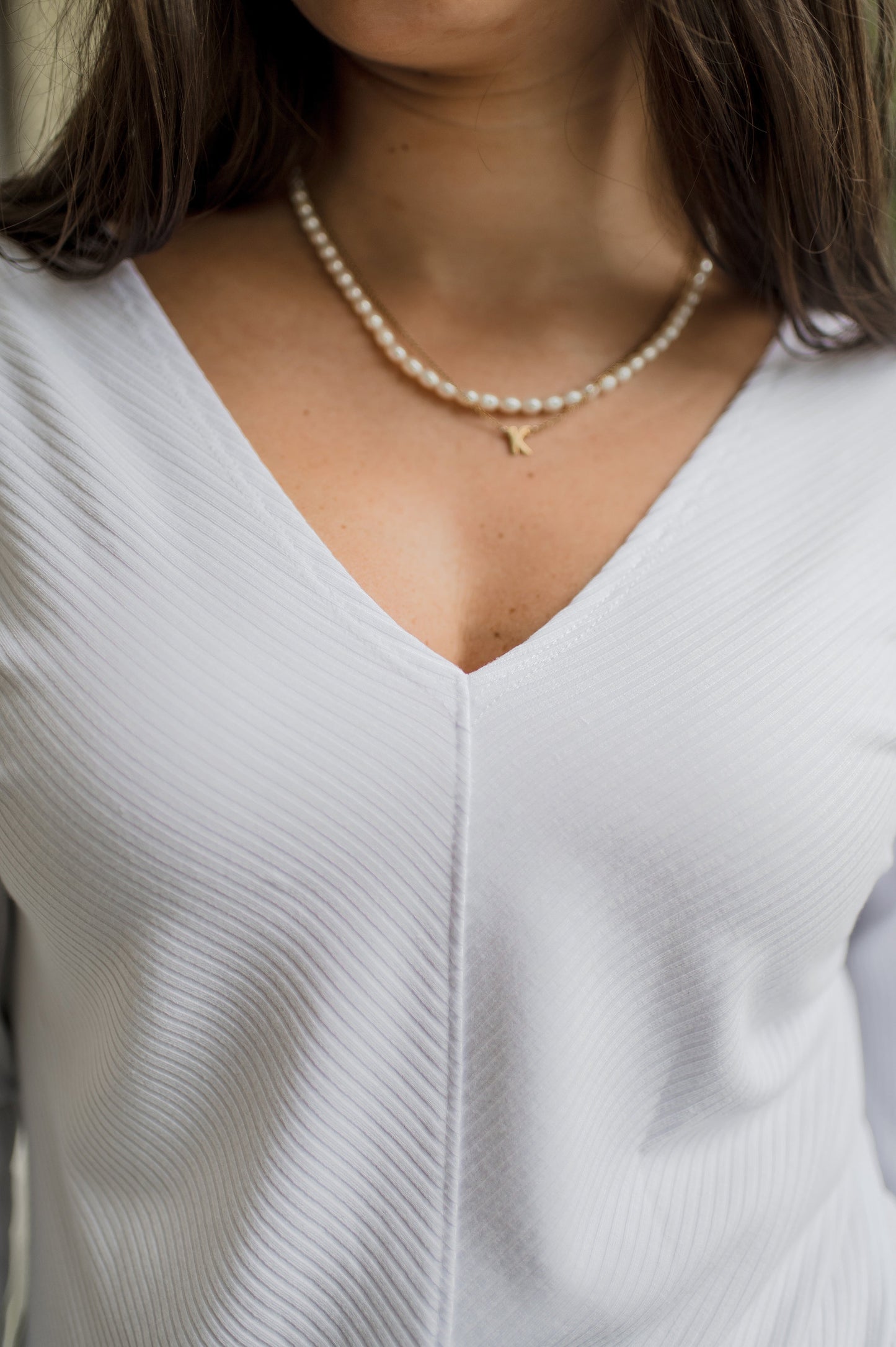 Haut Bamboo Deep v-neck