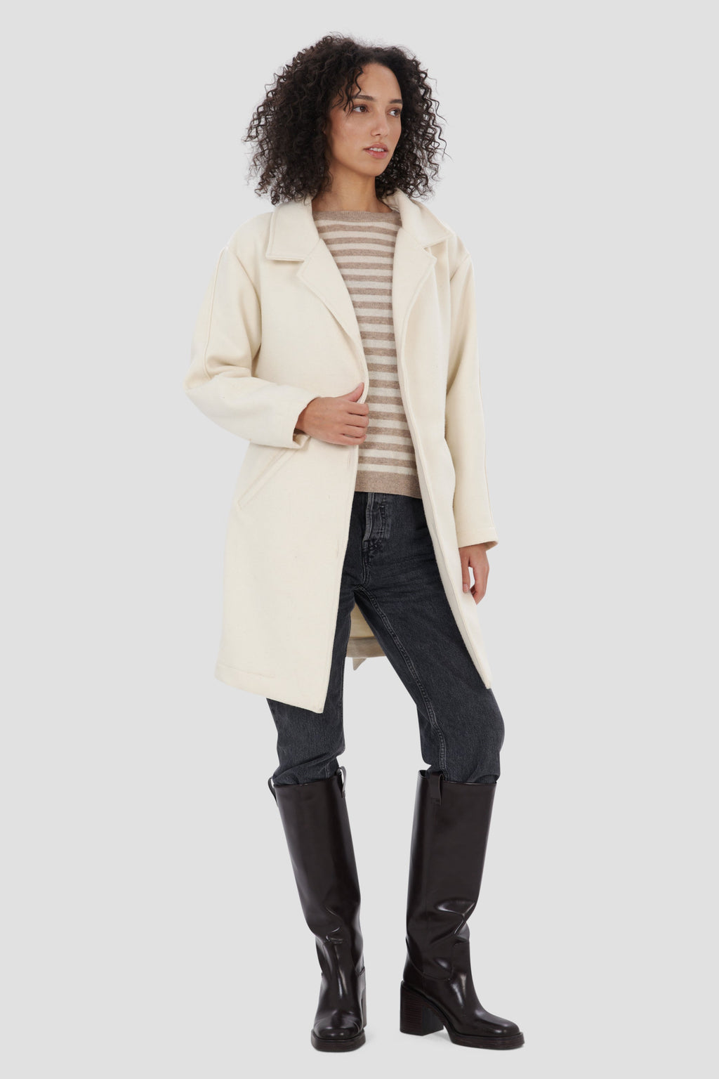 Trench-coat blanc Louve Design