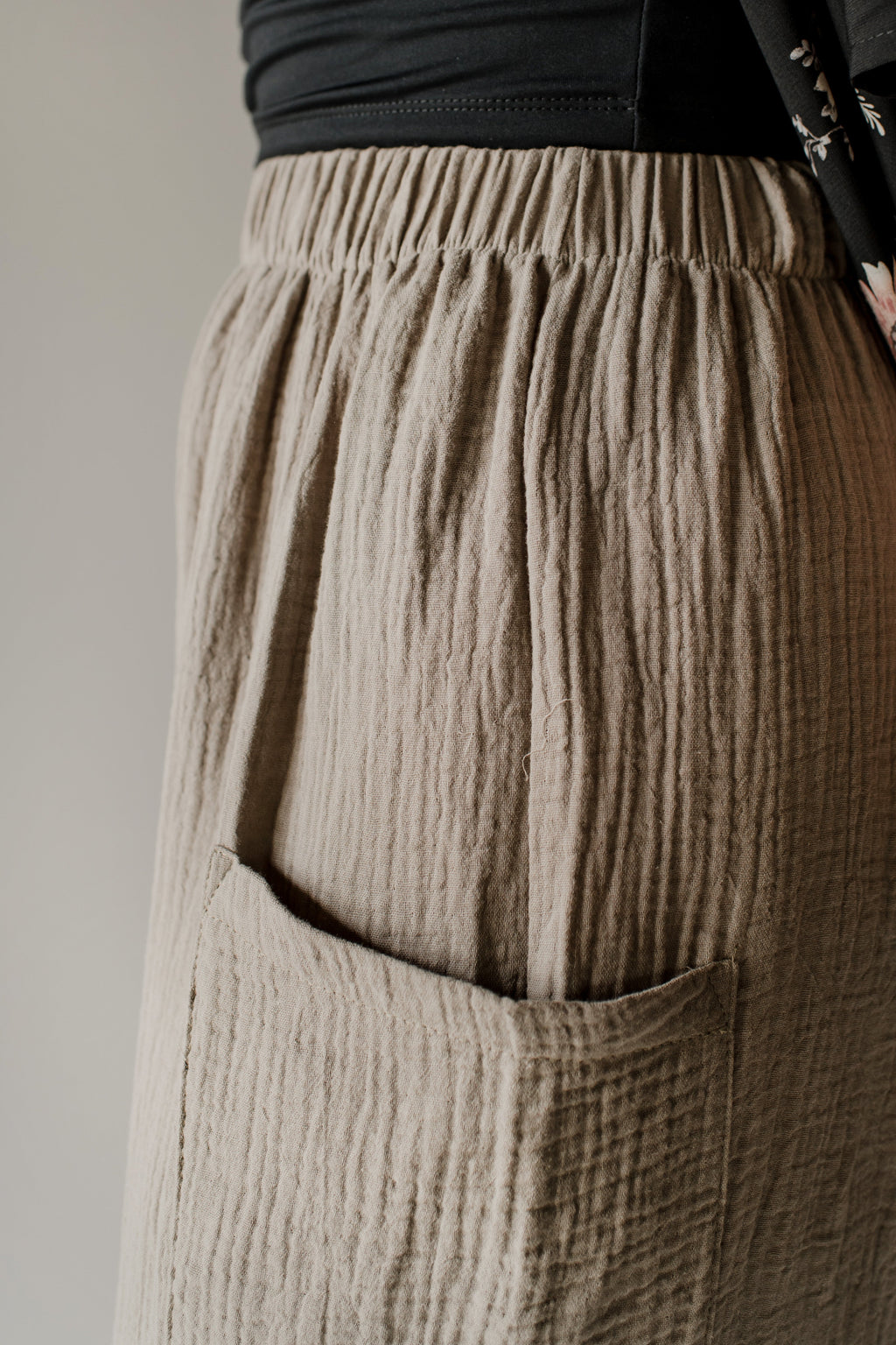 Pantalon large décontracté avec poches