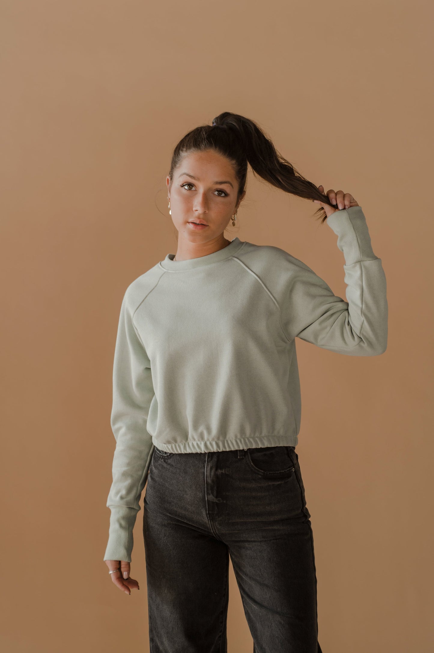 Chandail raglan élastique