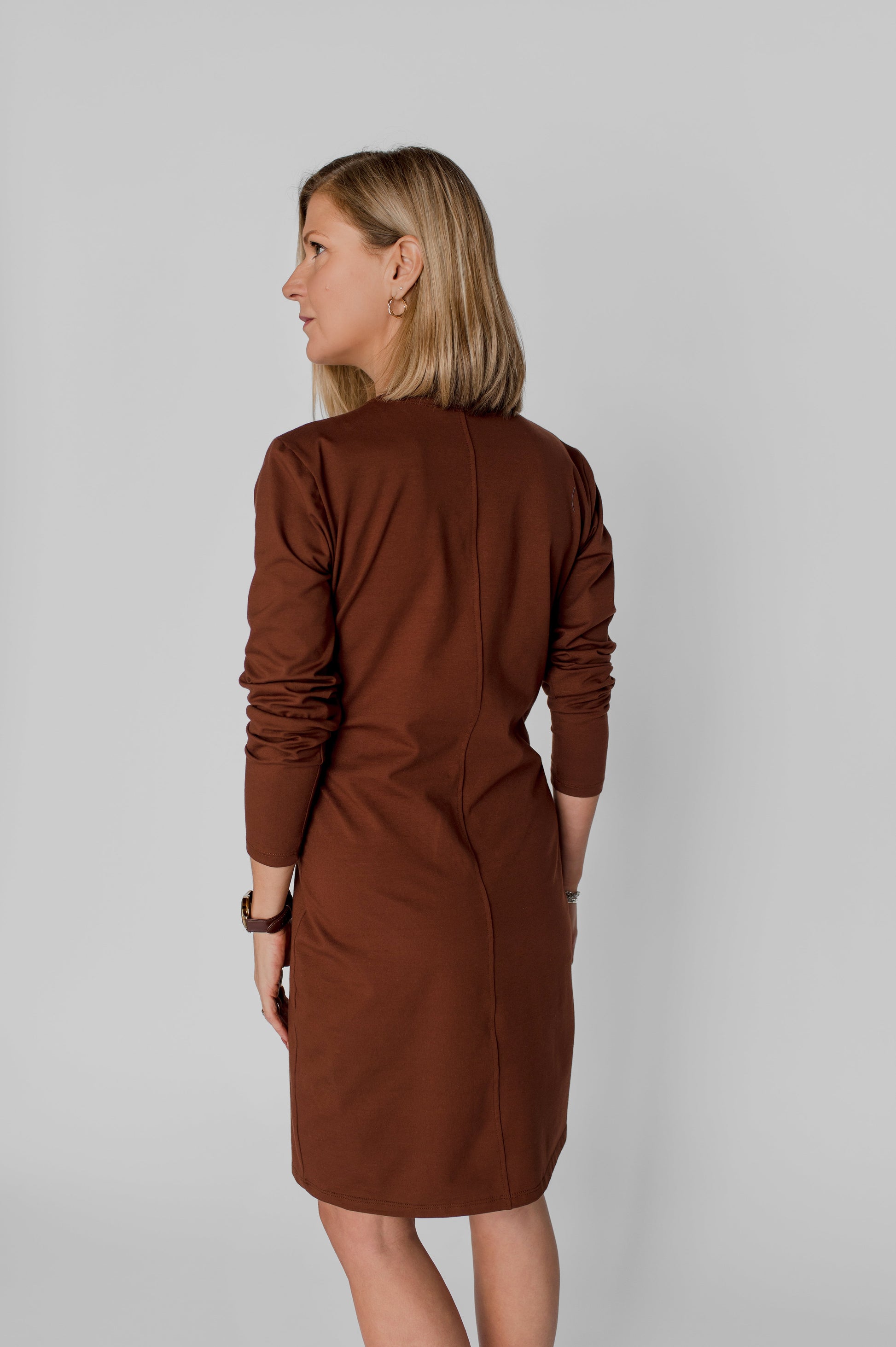 Robe à Manches Longues Twisted