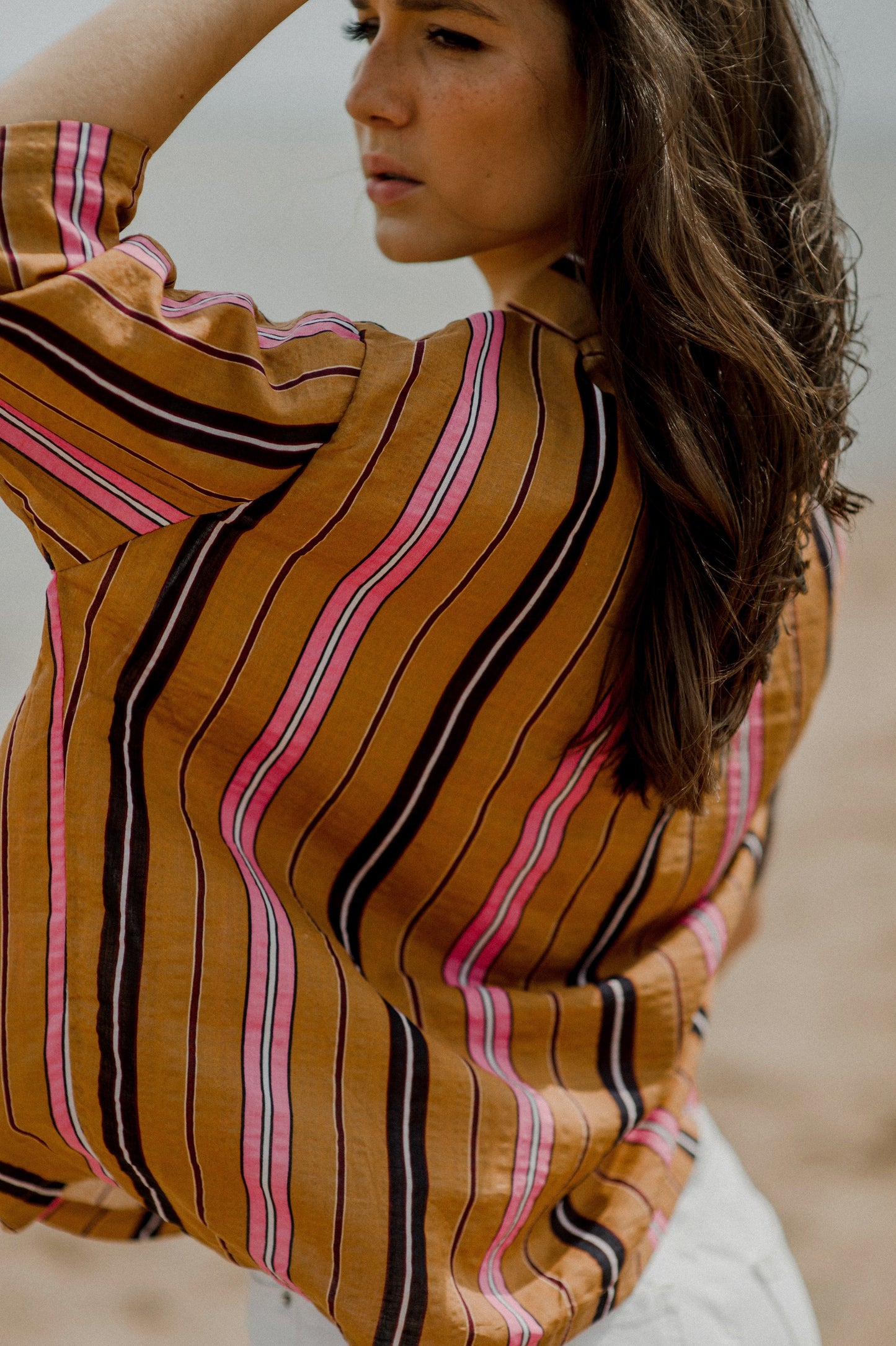 Chemise Boutonnée Rayée