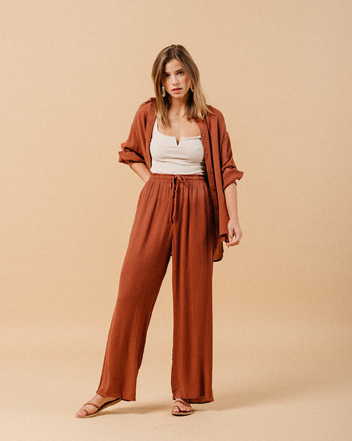 Pantalon Matisse - Chocolat