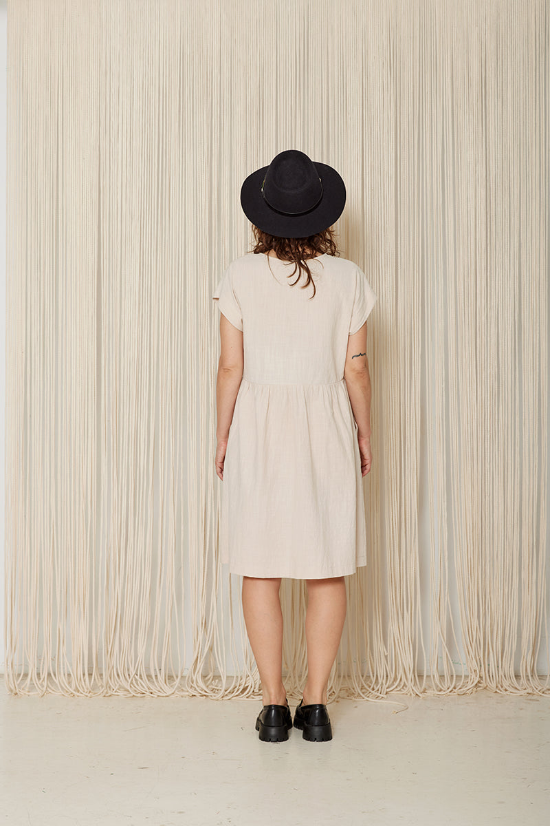 Robe MARGUERITE Naturel