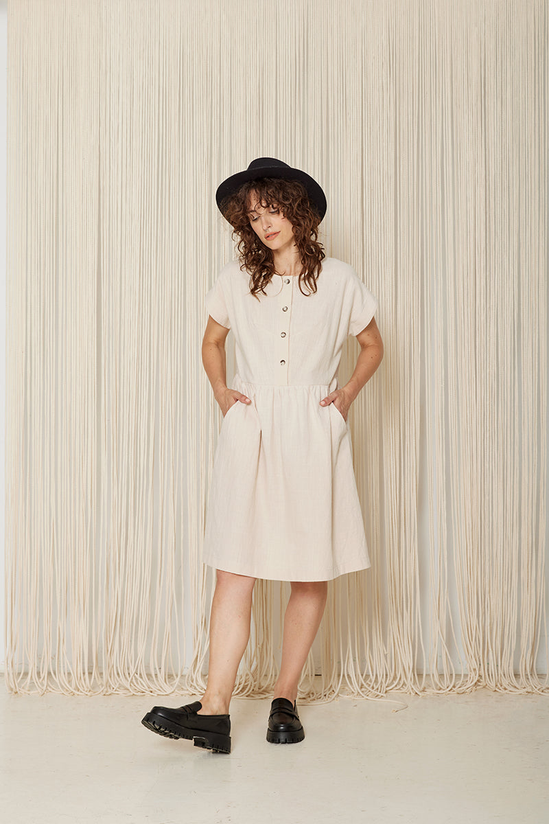 Robe MARGUERITE Naturel