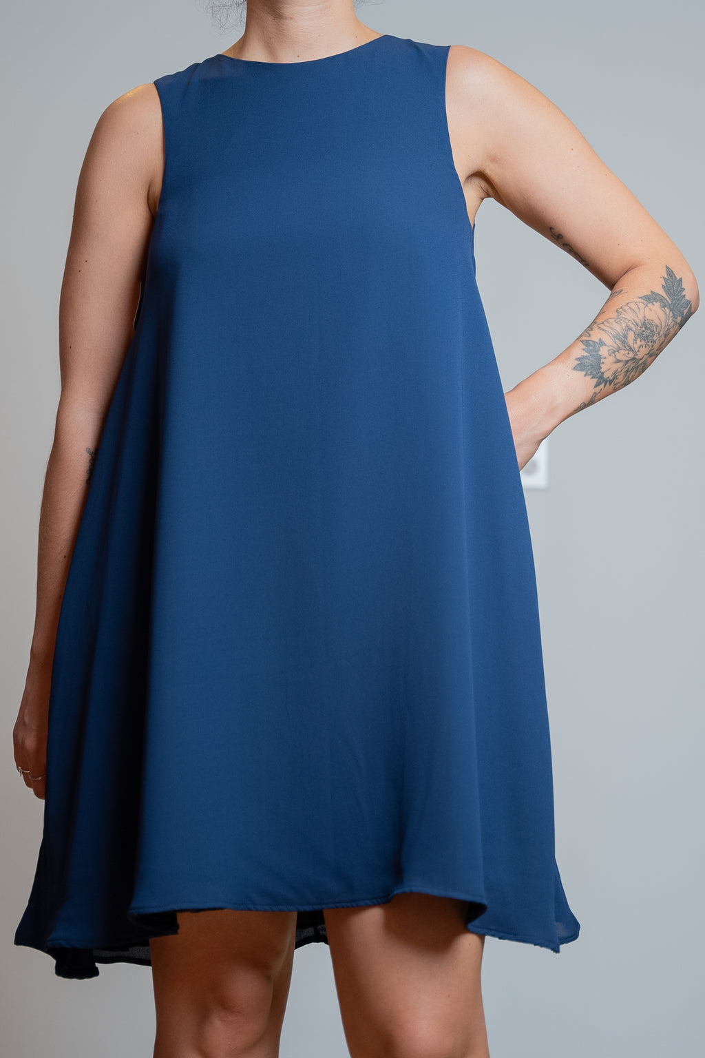 Robe sans manche - Bleu nuit