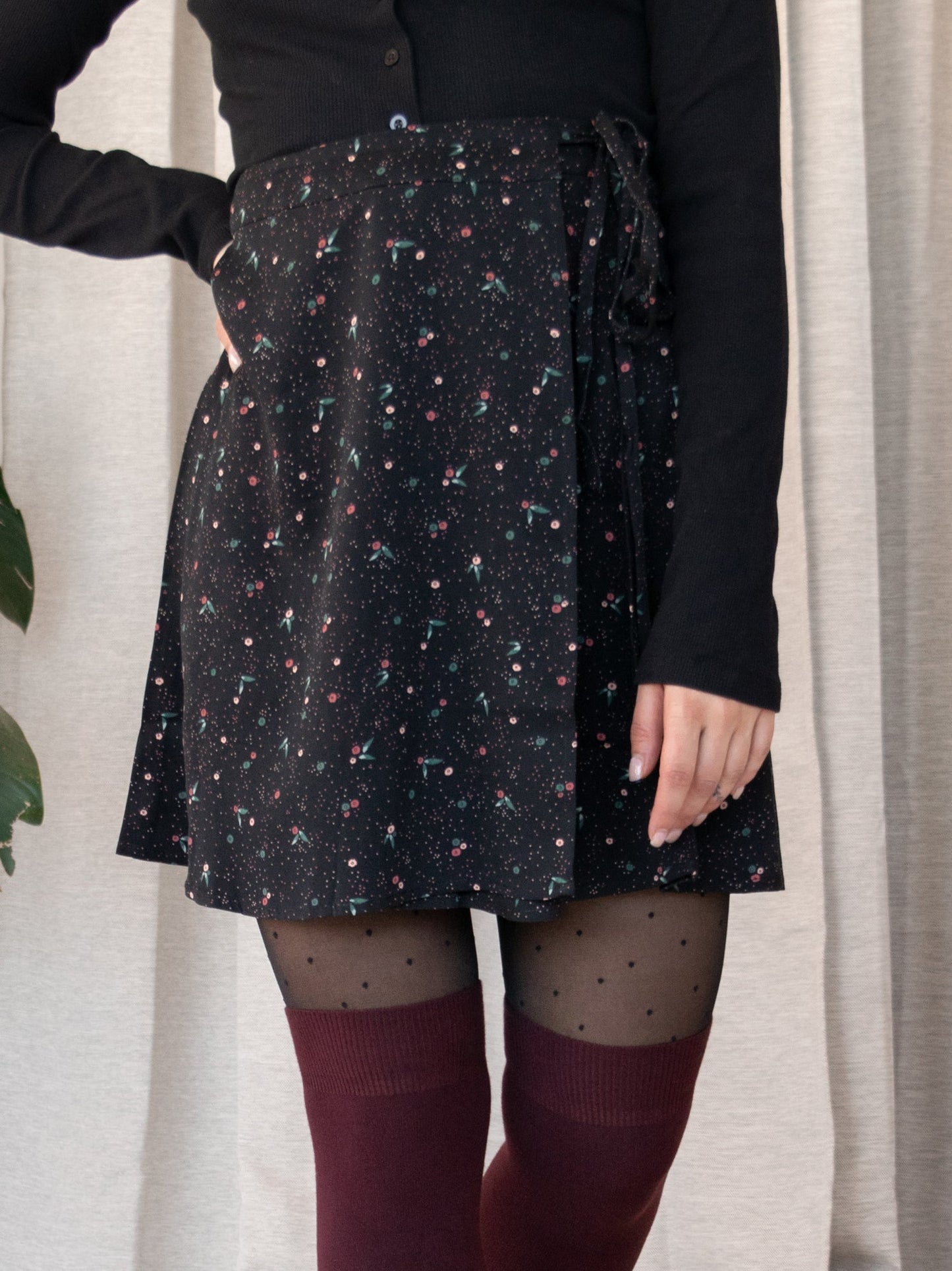 Jupe Eco Mini Twill Wrap