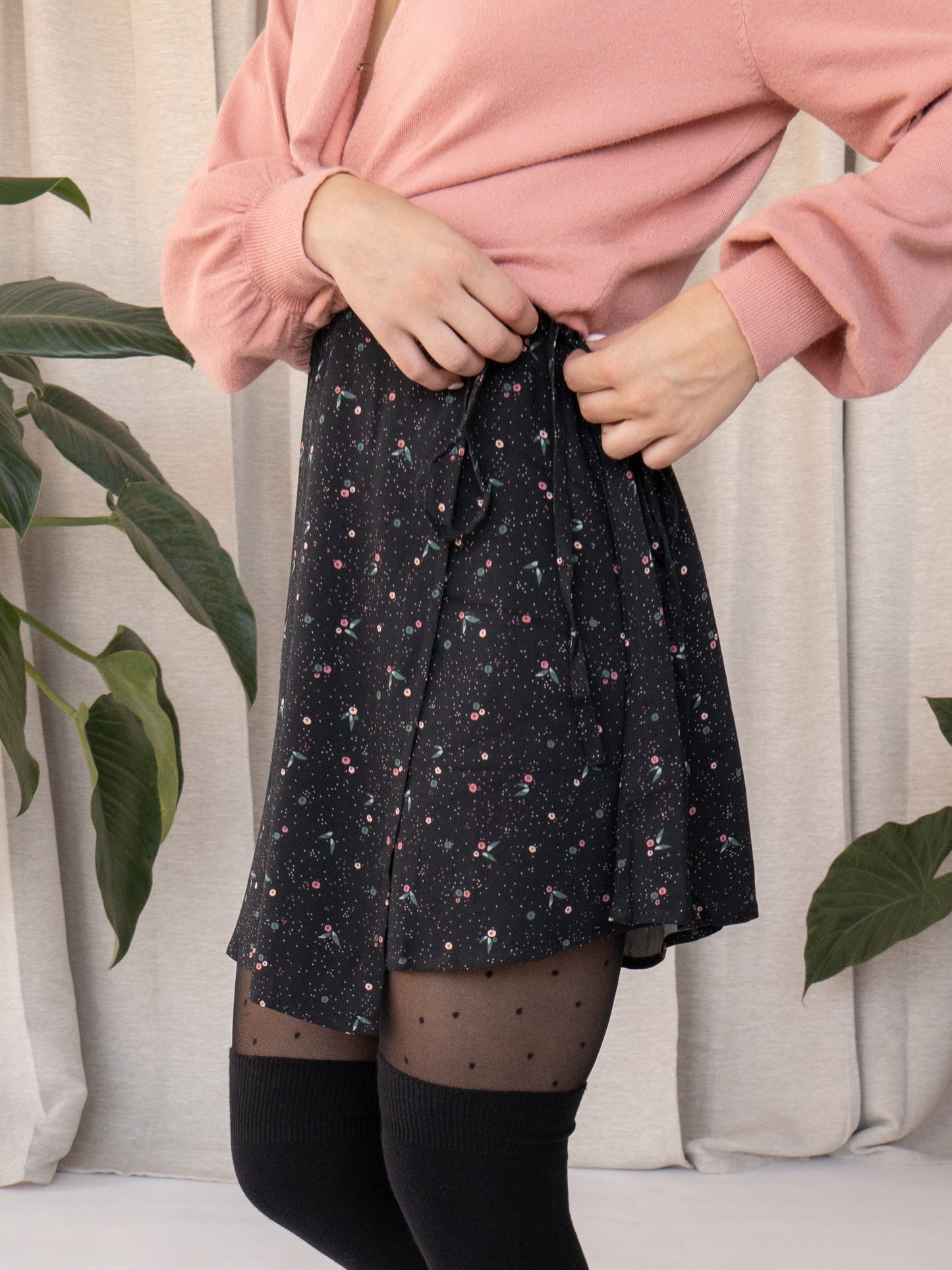 Jupe Eco Mini Twill Wrap