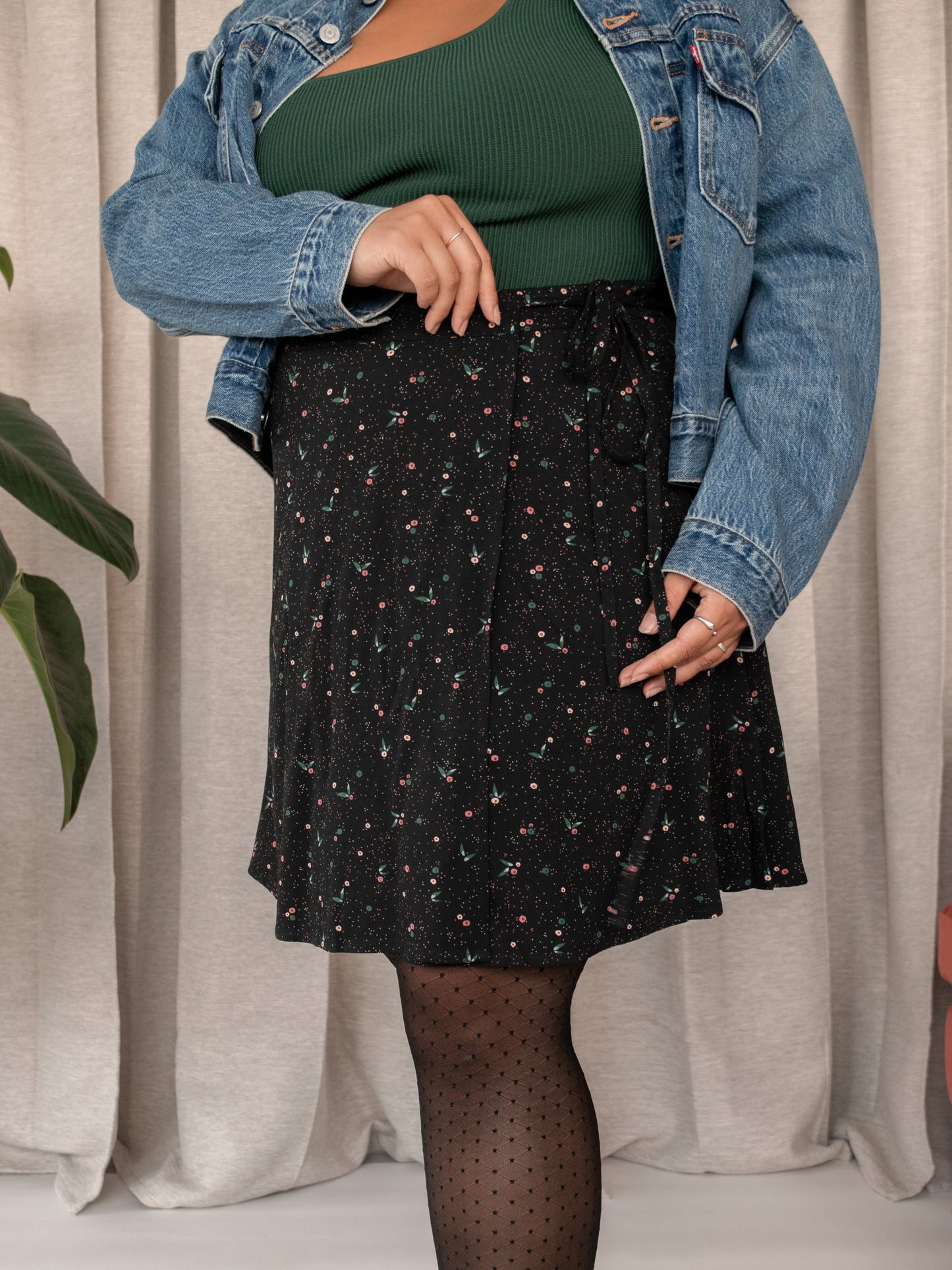 Jupe Eco Mini Twill Wrap