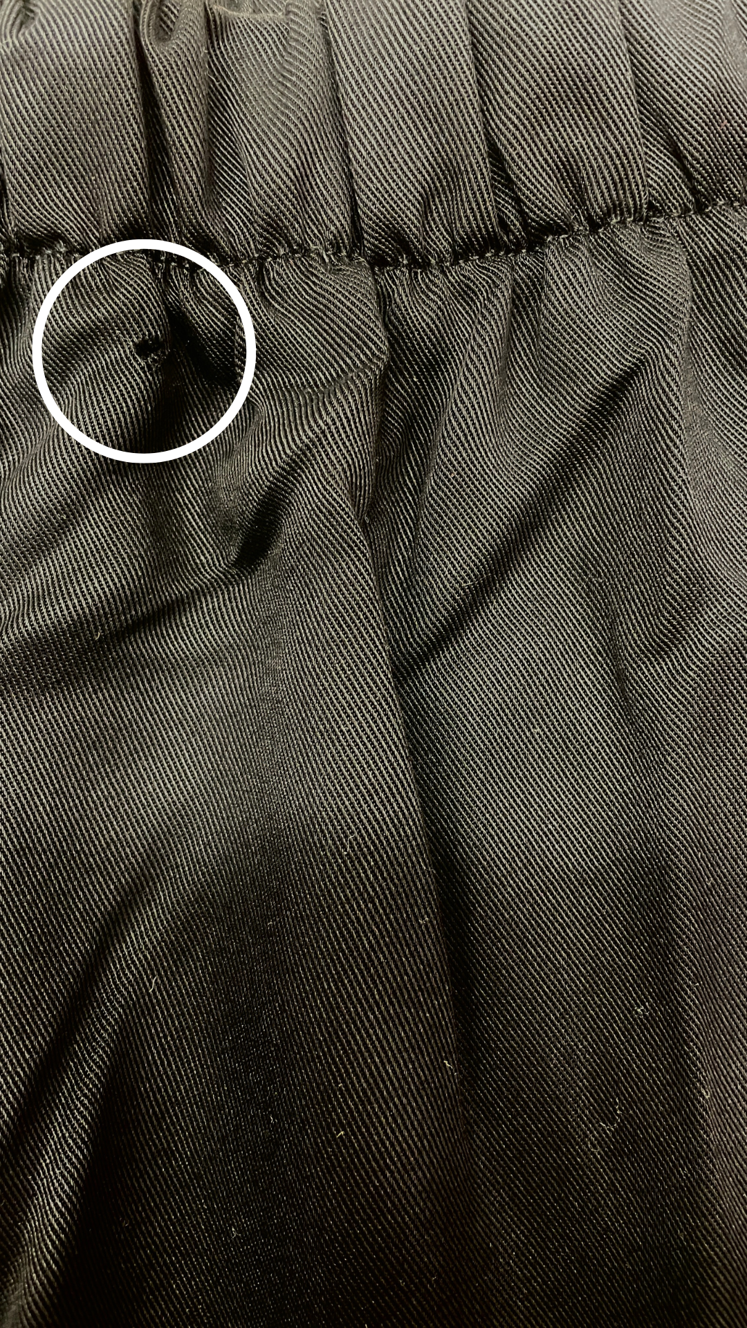 Jupe noire maxi à fente