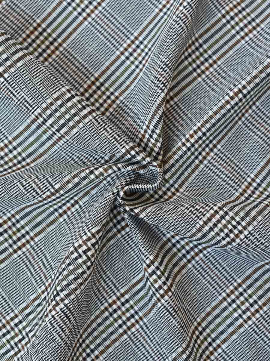Robe à carreaux olive Penny