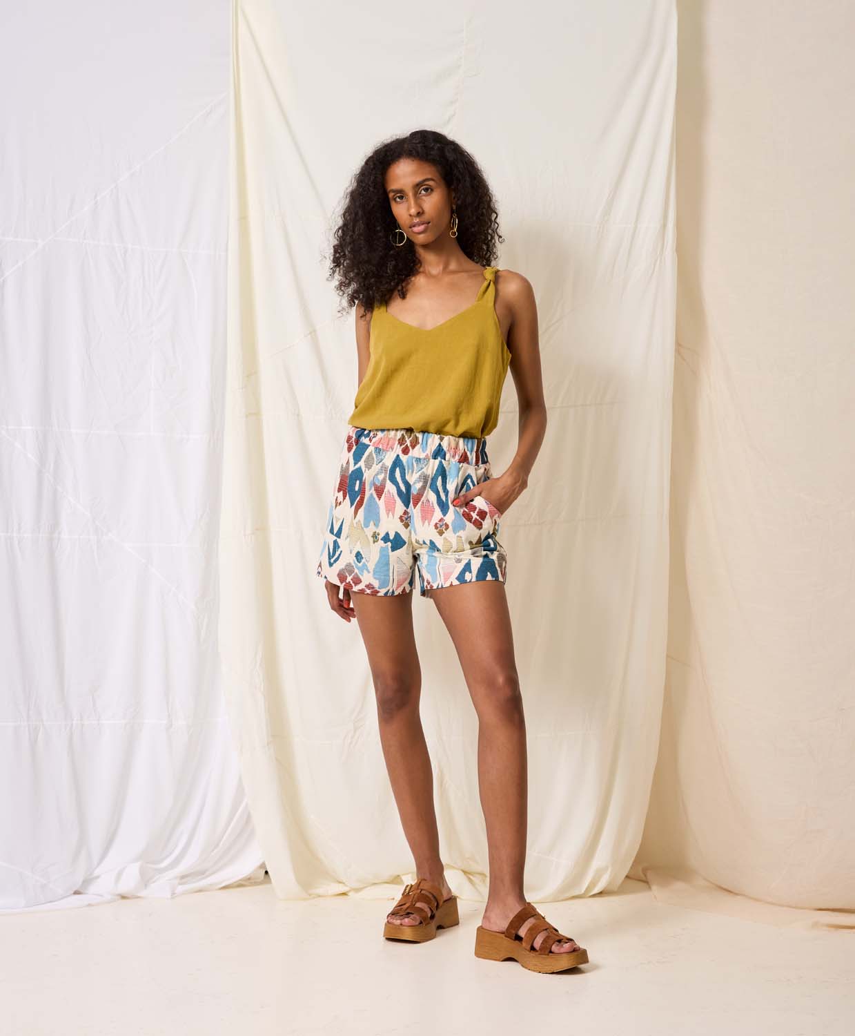 Short PÉPIN Thalassia Bleu