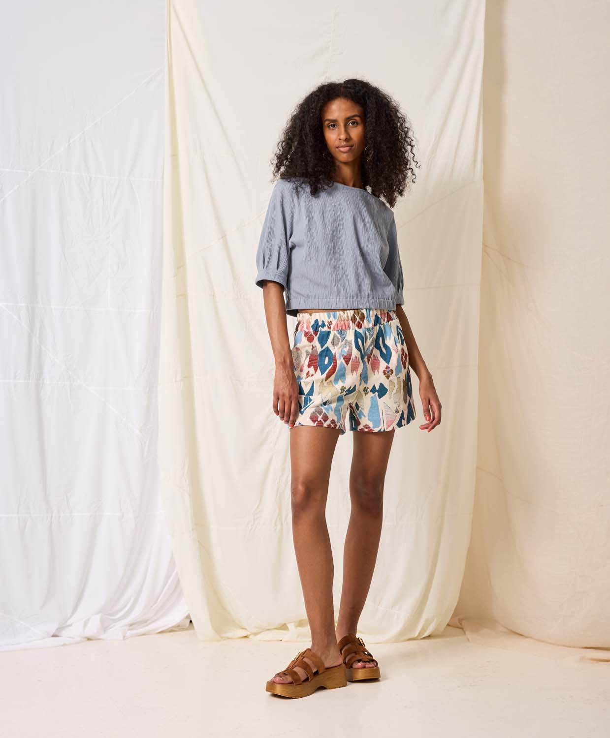 Short PÉPIN Thalassia Bleu
