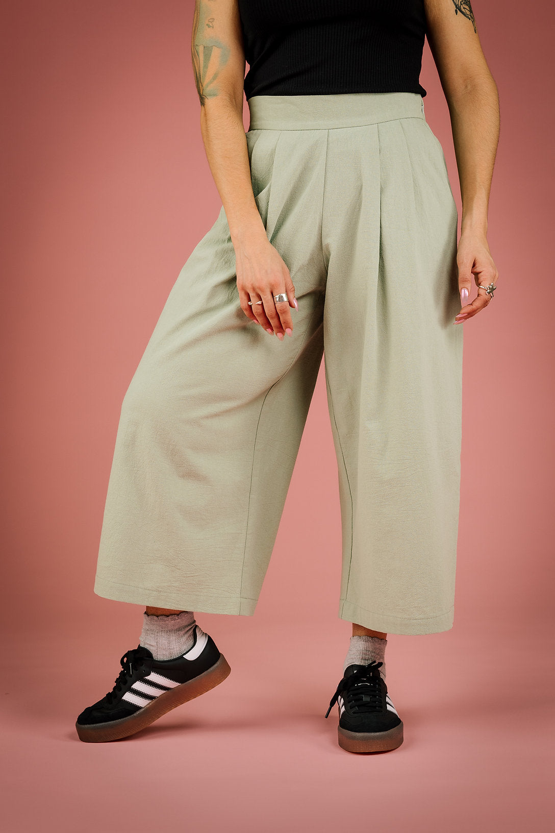 Pantalon Paloma 7/8 sauge