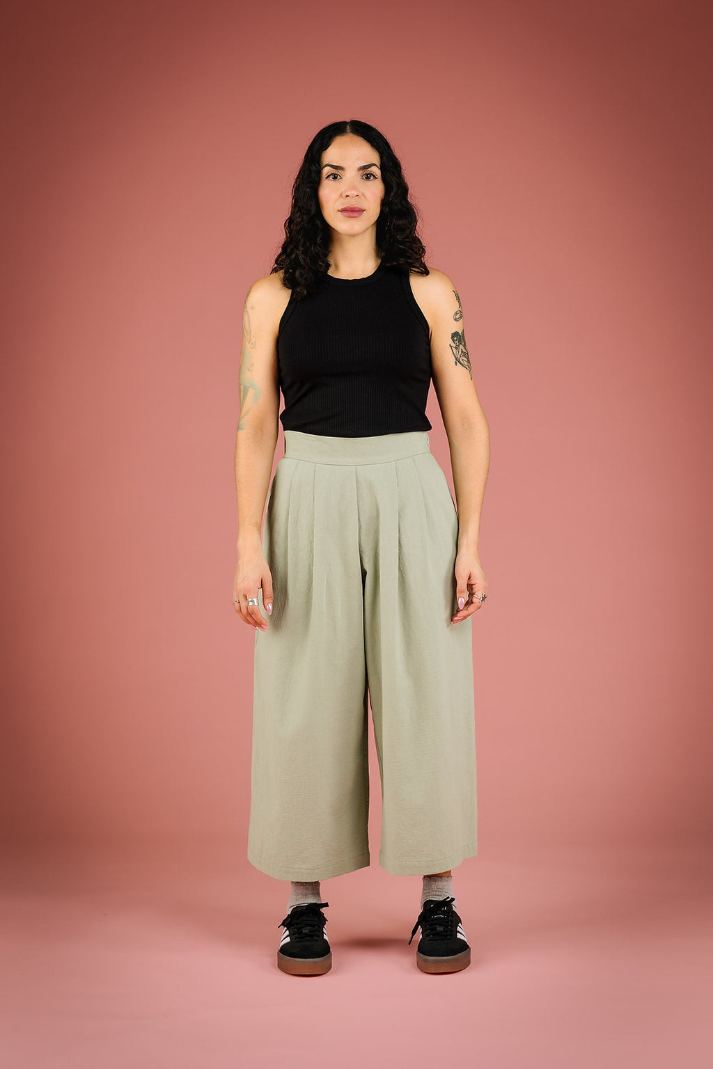 Pantalon Paloma 7/8 sauge