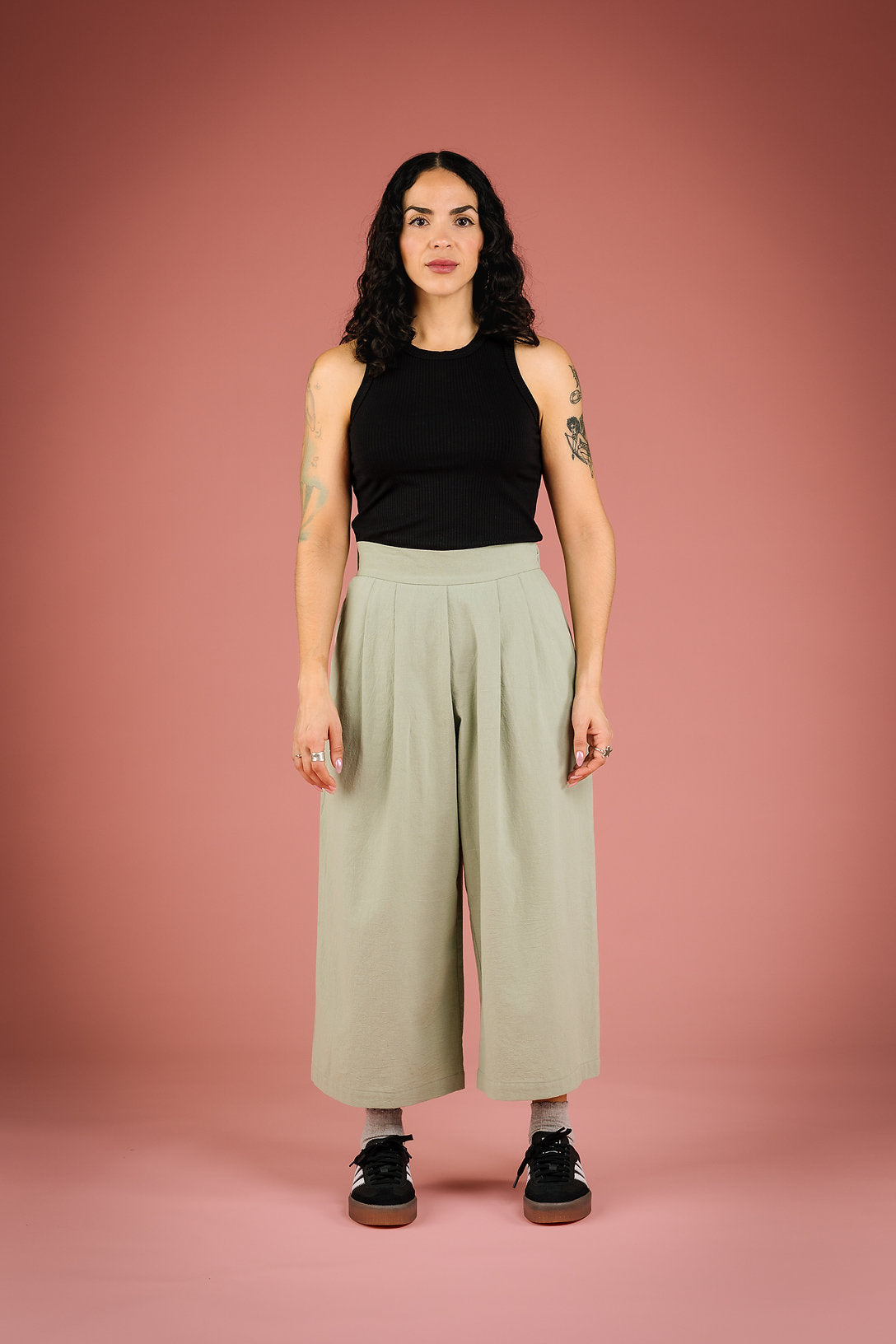 Pantalon Paloma 7/8 sauge