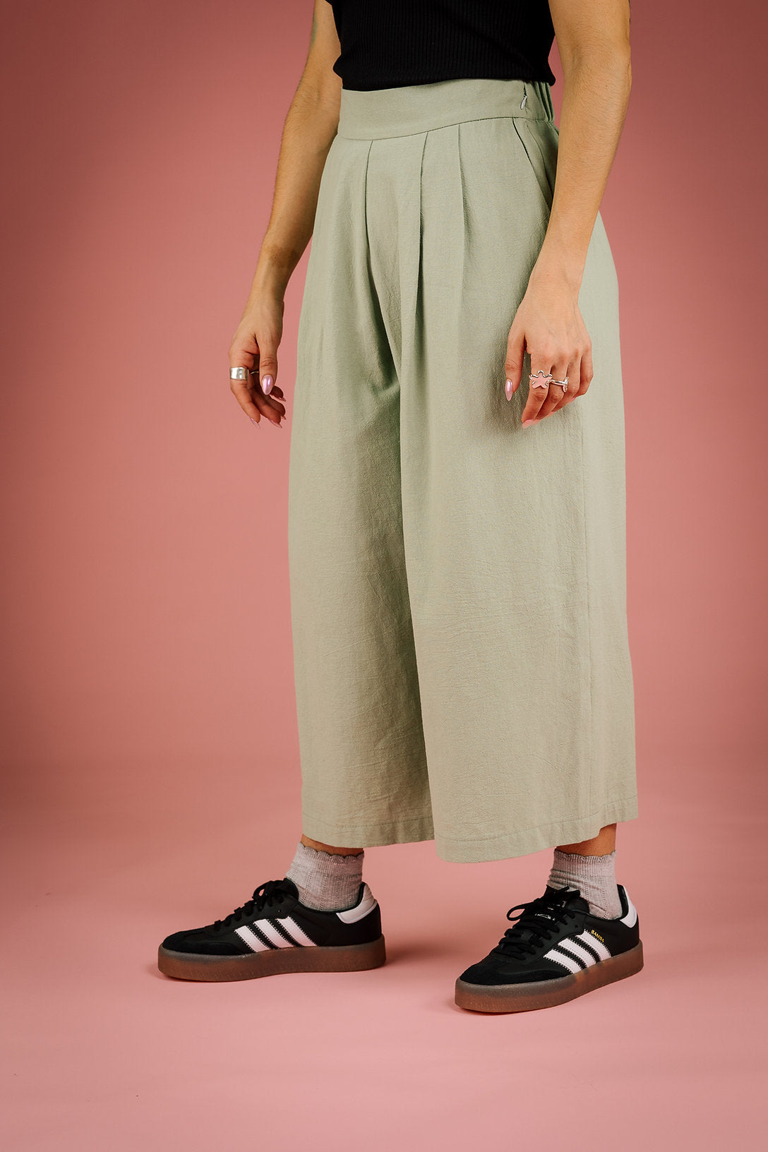 Pantalon Paloma 7/8 sauge