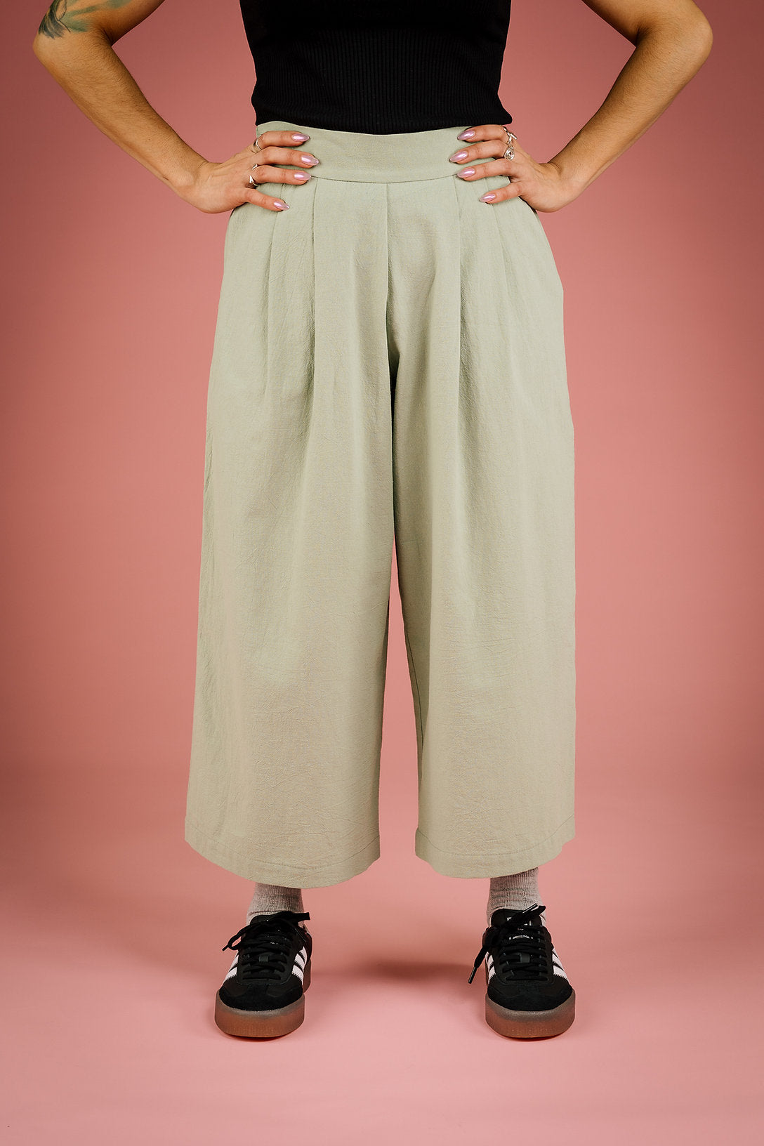 Pantalon Paloma 7/8 sauge