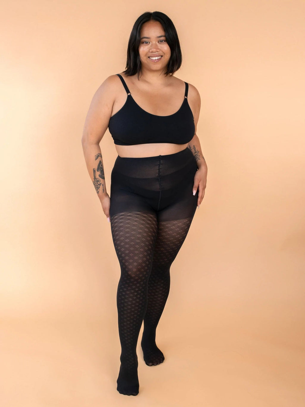 Eco Mini Floral Tights