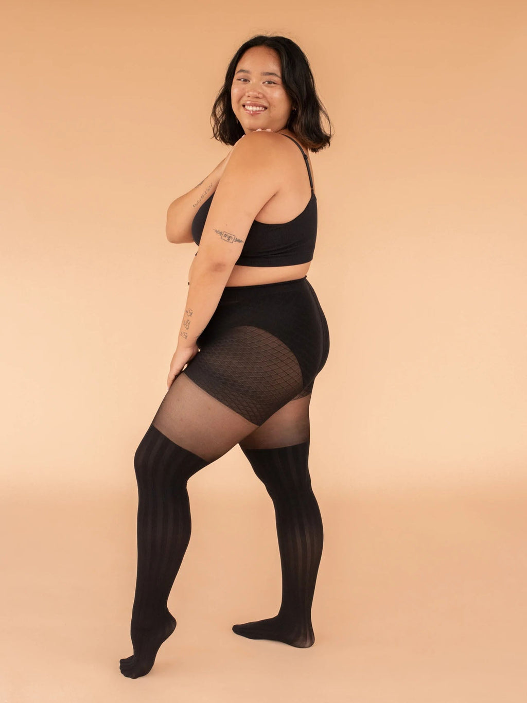 Collants OTK effet chaussettes écologiques