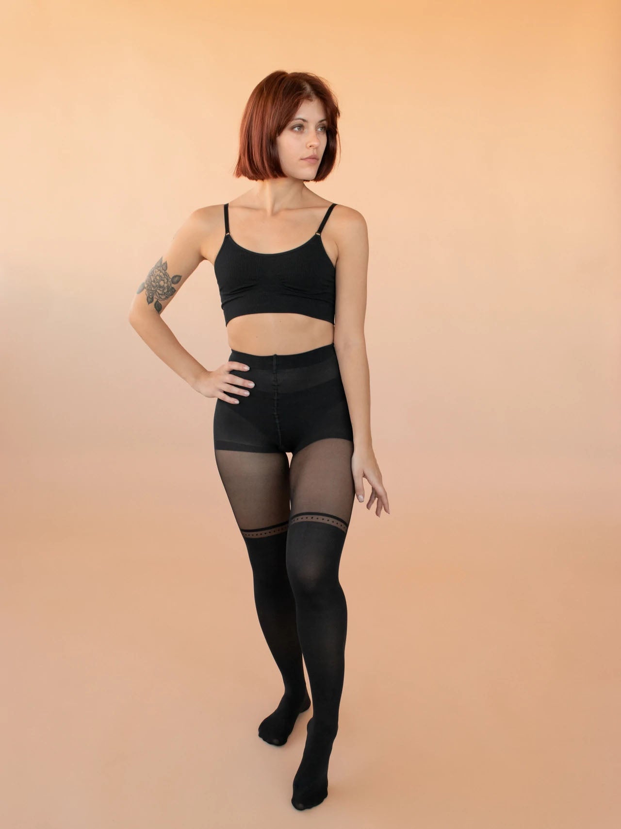 Collants Écologiques OTK à Lignes à Pois