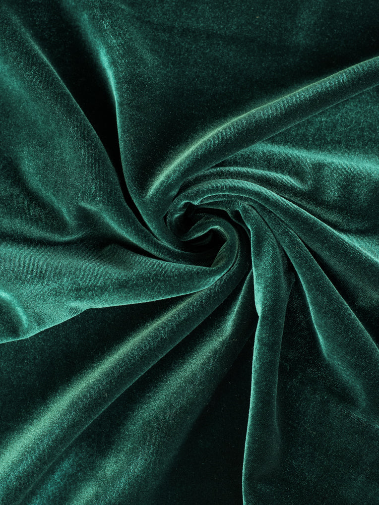 Robe Ellie Forest Green Velvet Wrap